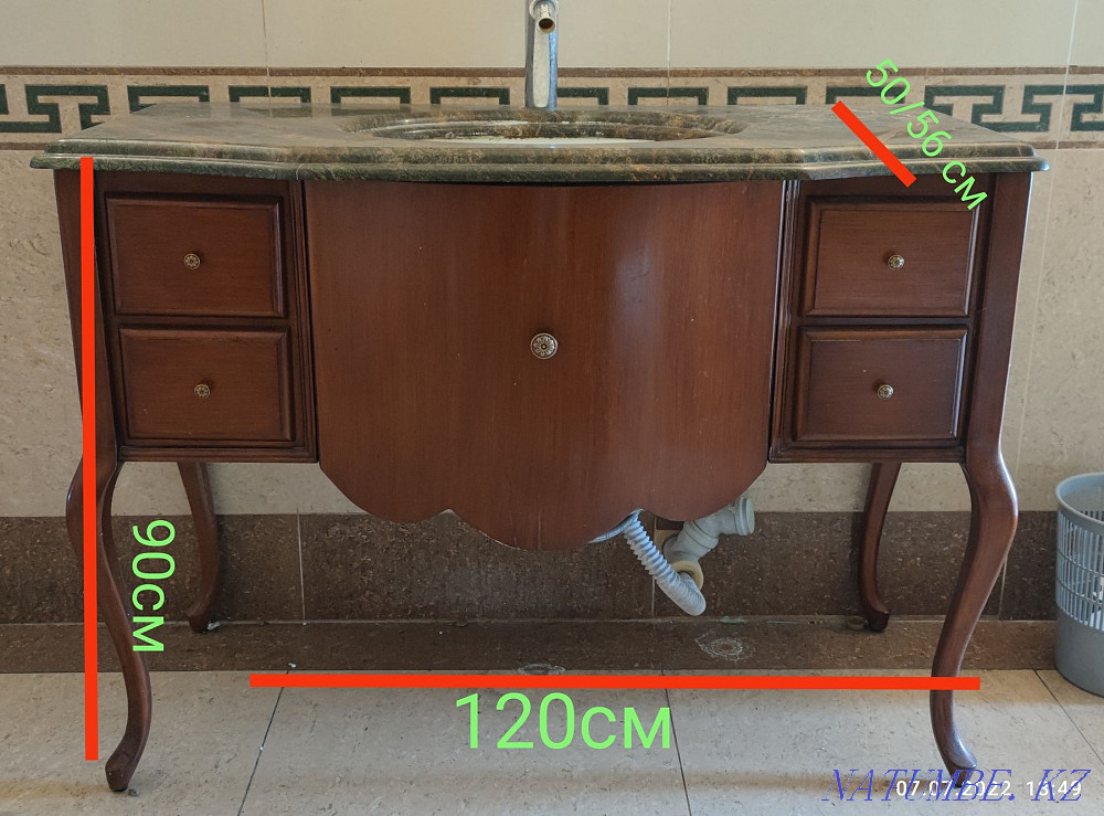 Cabinet with a sink in the bathroom Karagandy - photo 4