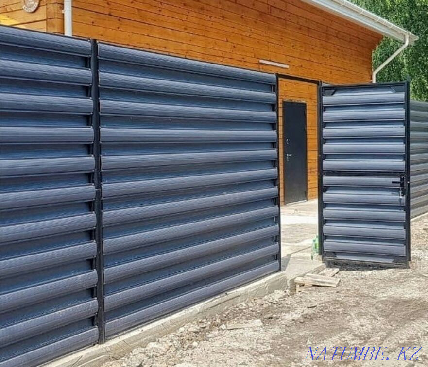 Metal fence Almaty - photo 7