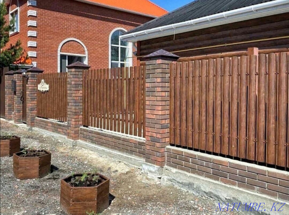 Metal fence Almaty - photo 4