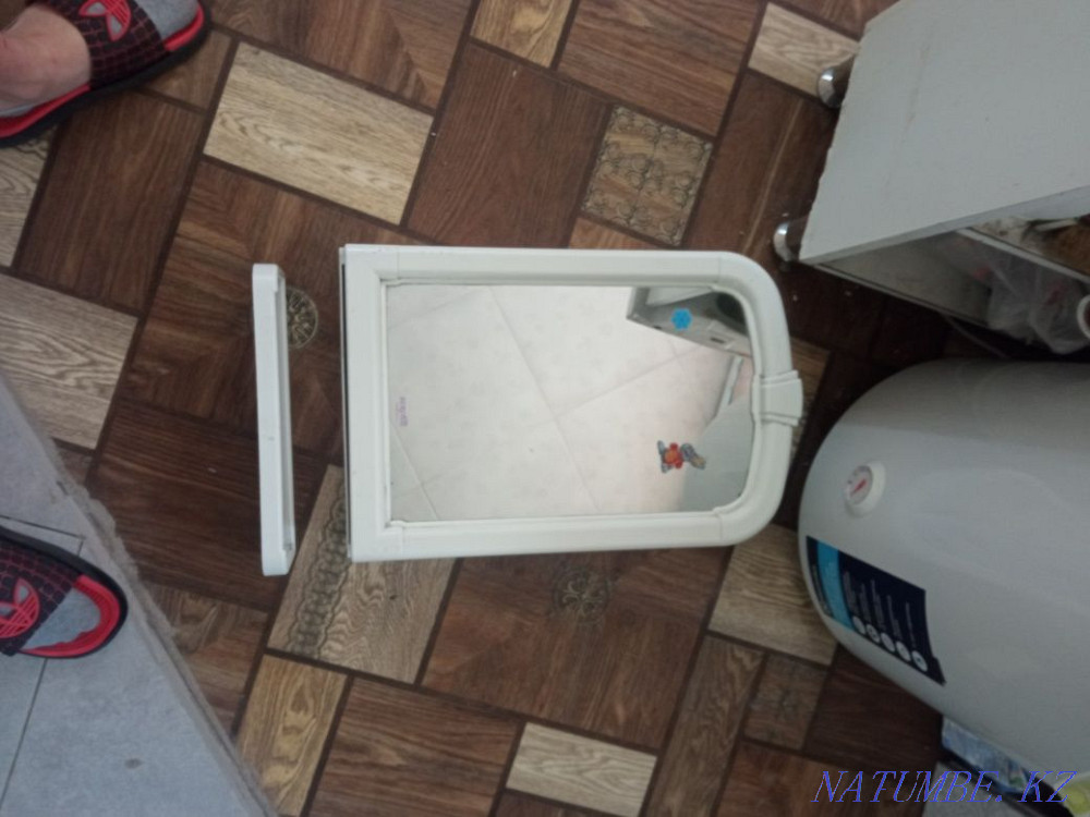 Раковина тумбочка и полка с зеркалом Чапаево - изображение 3