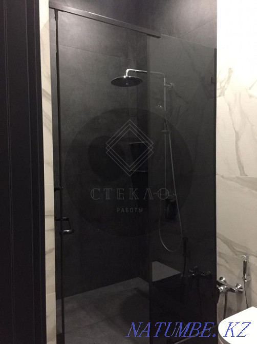 Glass shower enclosures, partition walls, bathroom screens, shelves Astana - photo 1