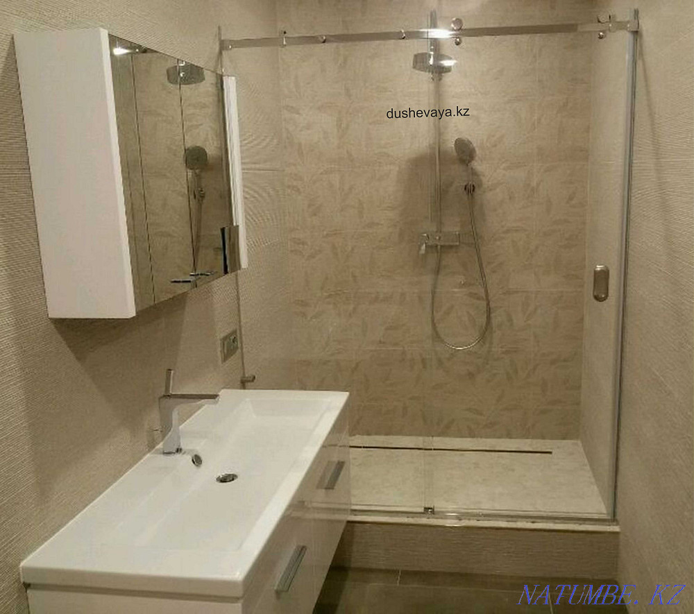 Production of shower cabins, shower cabins, glass partitions, Aqtobe - photo 2