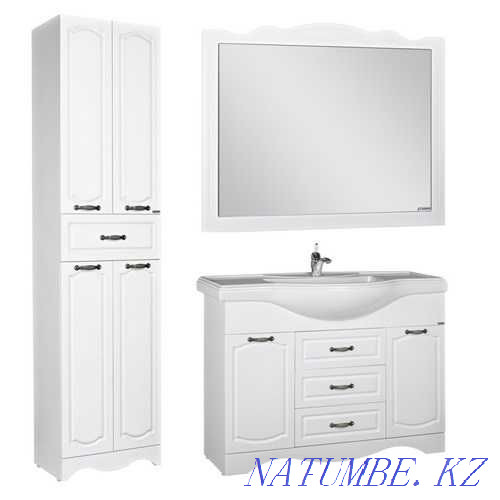 Cabinet with sink RICH "65,80,105,120 cm." with 3 drawers Astana - photo 1