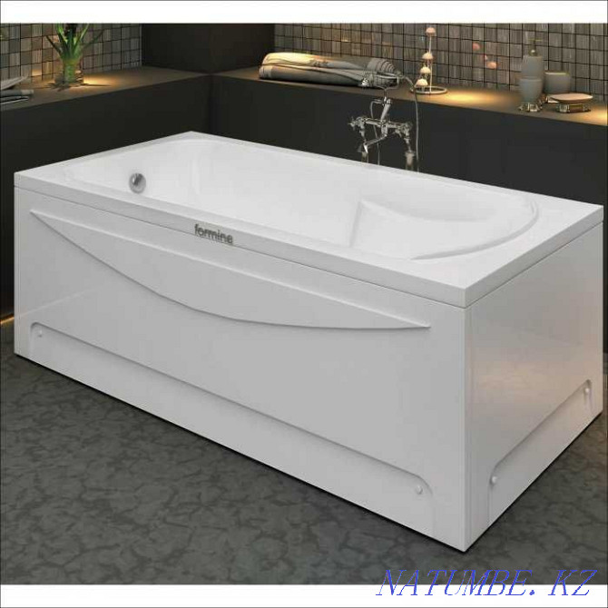 Acrylic bathtub Optima 175*75) see Formina. Turkey (bath + frame + legs) Astana - photo 1
