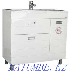 Тумба с раковиной Elen Cube 90 с 2 верхними ящиками Астана - изображение 1