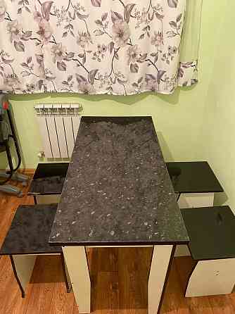Кухонный стол и стулья Актау