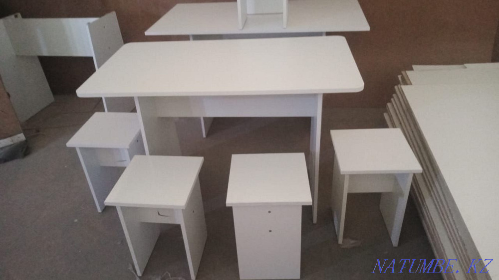 Free Shipping Table+4 chairs|Set|Table with chairs|Kitchen table Astana - photo 1