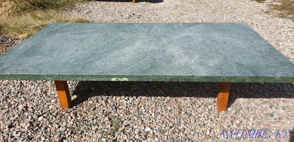 Стол мраморный,на коротких ножках Бесагаш - изображение 4