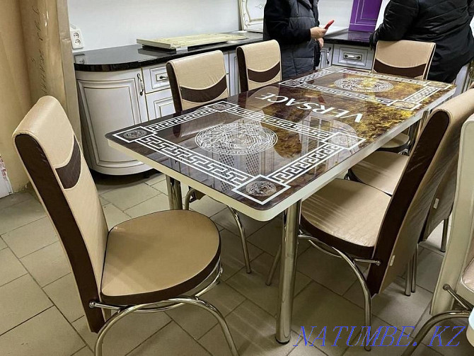 Turkish Kitchen Set Table 6 Chairs Chair Orynda Chairs? ?stele Almaty - photo 1