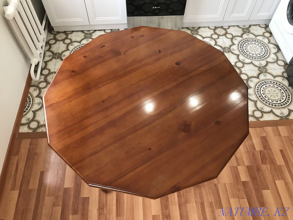 НОВЫЙ ШИКАРНЫЙ деревянный стол Валиханово - изображение 3