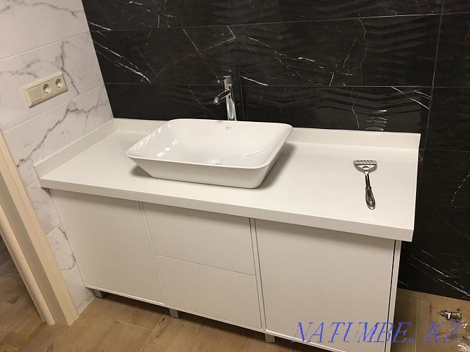 Countertop made of artificial and natural stone Almaty - photo 6