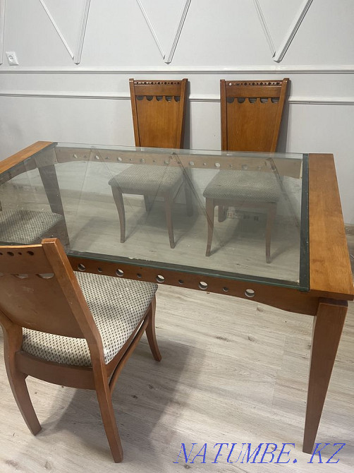 Продам стол и стулья б/у Астана - изображение 2
