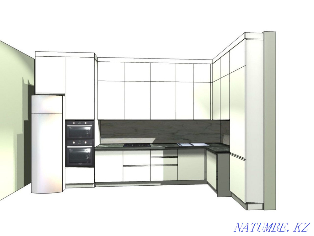 We make custom kitchen cabinets. Almaty - photo 1