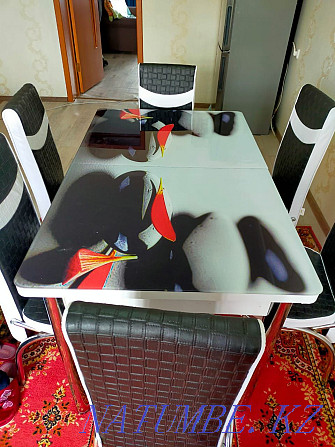 Продаю стол с 6 стульями Темиртау - изображение 3