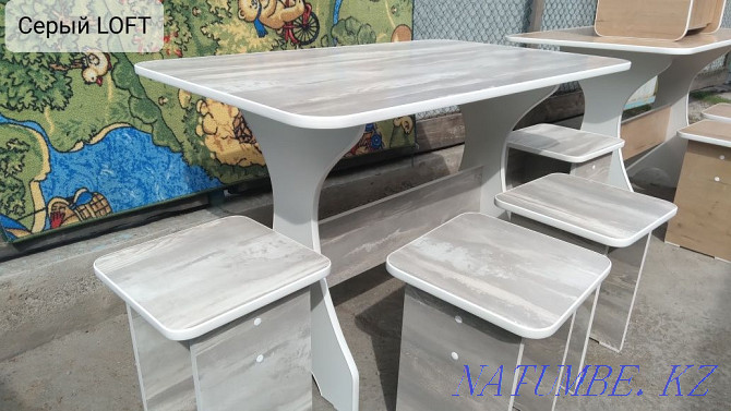 Selling a new kitchen table and 4 stools Ust-Kamenogorsk - photo 6