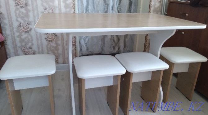 Selling a new kitchen table and 4 stools Ust-Kamenogorsk - photo 8