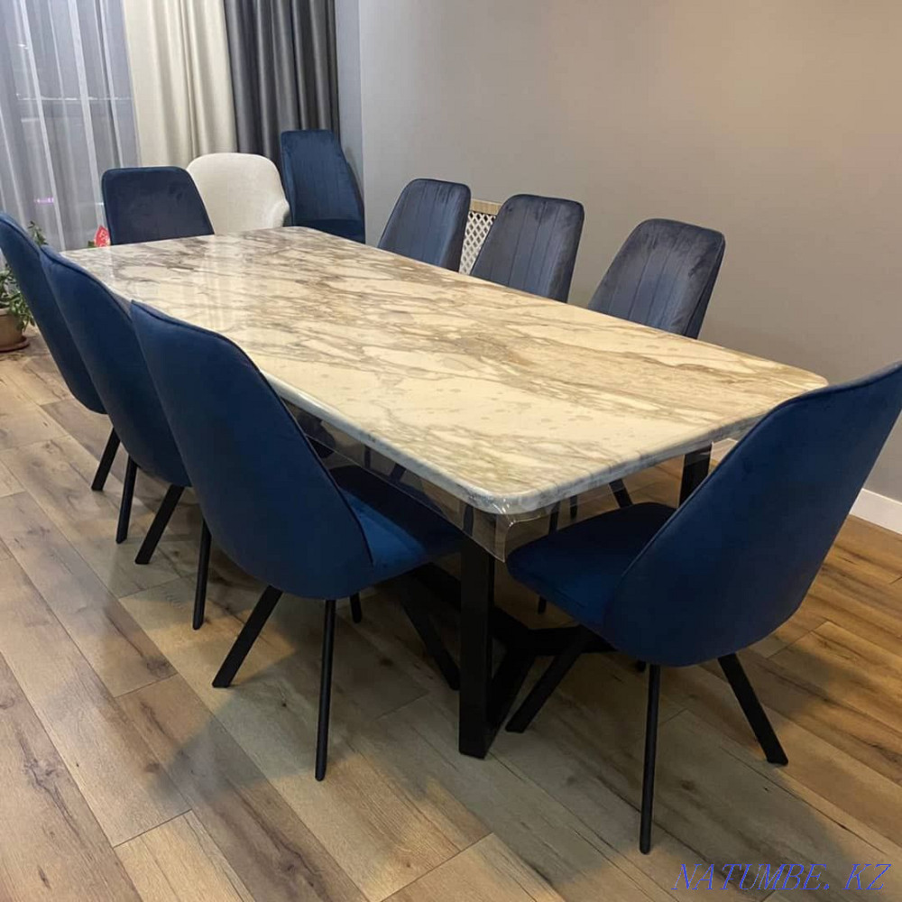 Столы мраморные ,консоли , барные стойки ,кухни из мрамора Алматы - изображение 5