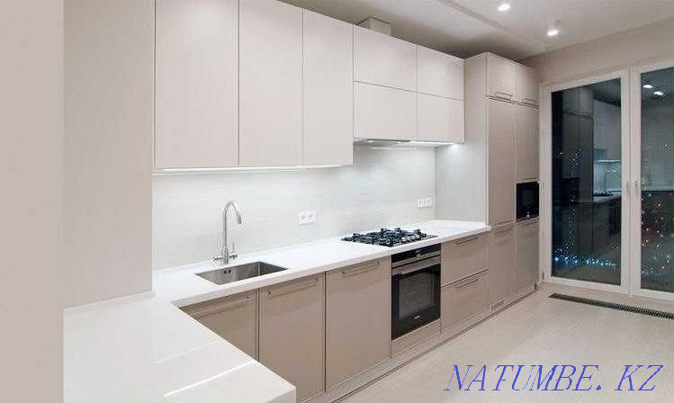 Кухня Мебель на заказ кухни кухонный гарнитур мойка сушилк плита кафел Шымкент - изображение 2