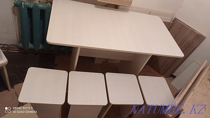 Кухонный стол в комплекте 4 табуретки стулья Белоярка - изображение 7