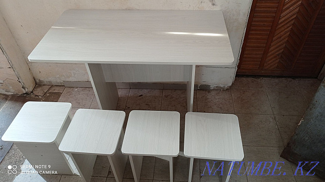 Kitchen table set 4 stools chairs Белоярка - photo 8