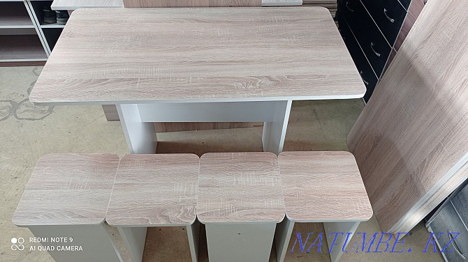 Кухонный стол в комплекте 4 табуретки стулья Белоярка - изображение 5