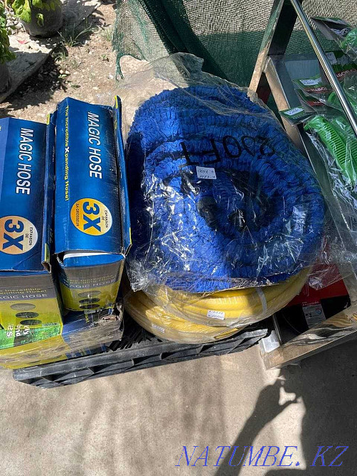 Бақша құралдарының үлкен таңдауы (күрек, айыр, шланг және т.б.).  Тараз  - изображение 8