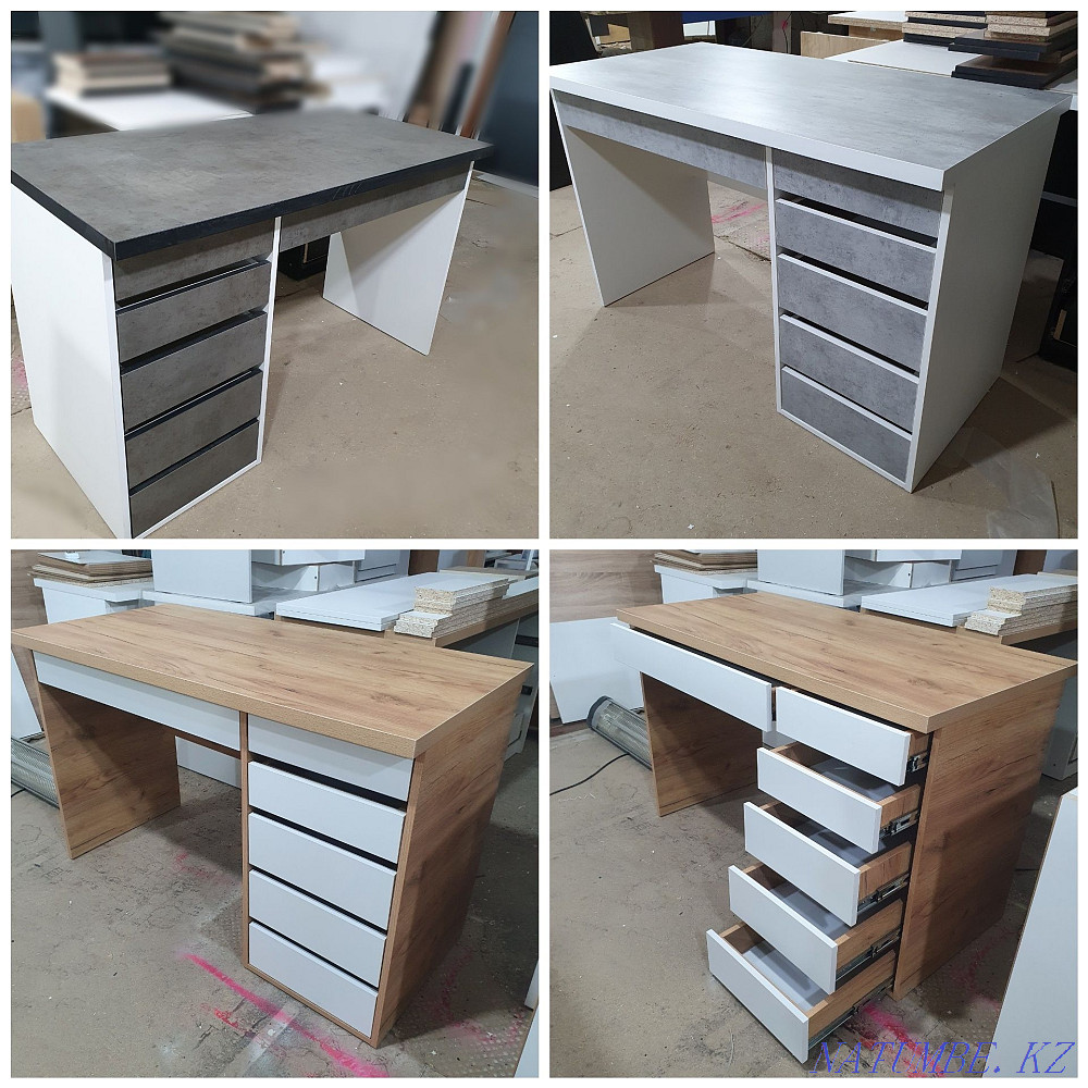 Tables are computer, written, workers. Almaty - photo 1