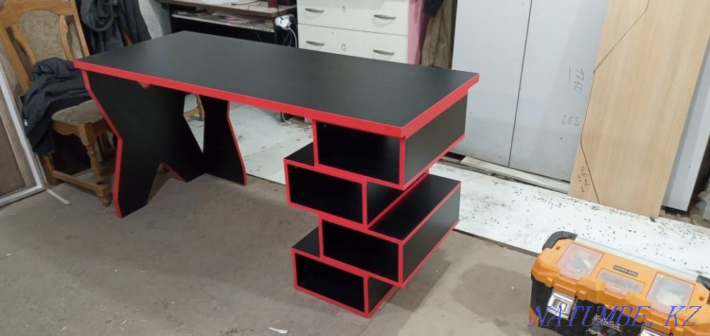 Tables are computer, written, workers. Almaty - photo 7