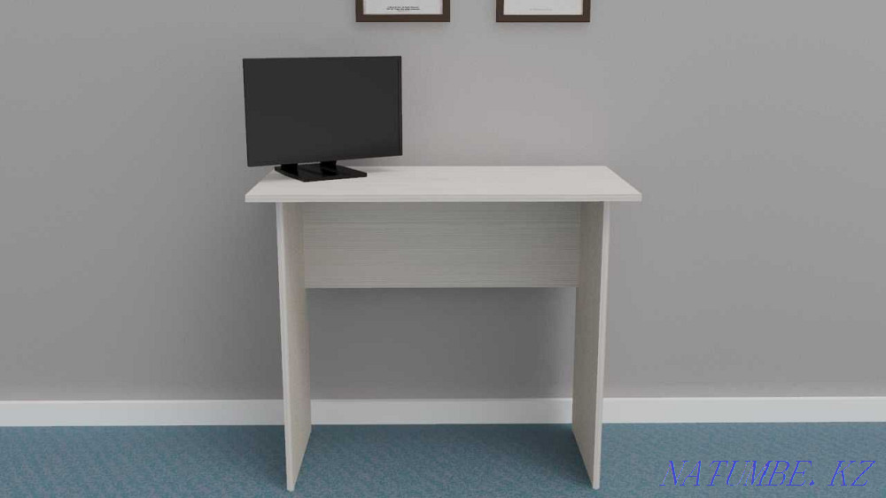 New white desks and cabinets are in stock. Installment, credit. Almaty - photo 1