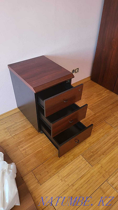 Dark wood manager's office (tables, wardrobe, bedside table) Astana - photo 3