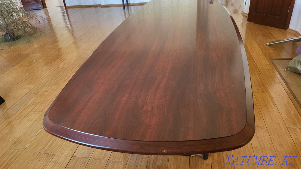 Dark wood manager's office (tables, wardrobe, bedside table) Astana - photo 1