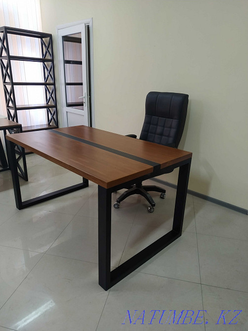 Loft table metal wood Oral - photo 1