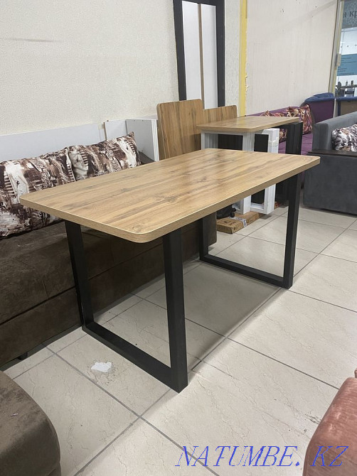 Tables LOFT (Loft) style, table for office, kitchen, living room Almaty - photo 1