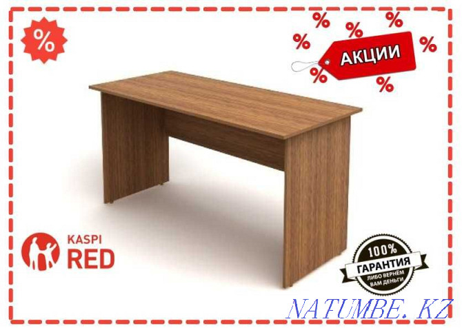 Computer table, Desk for Office, Wholesale/Retail, New, 120cm*60cm Shymkent - photo 1