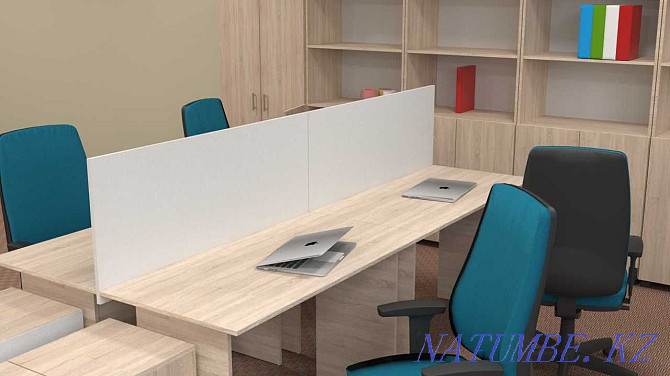 Office furniture. Tables from 11999 tenge. written and working. Partitions. Almaty - photo 2