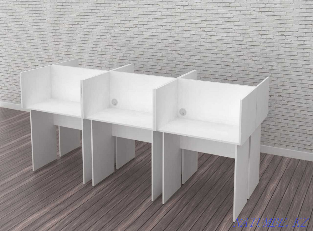 Working tables for the call center are new in stock. 3 colors Almaty - photo 2
