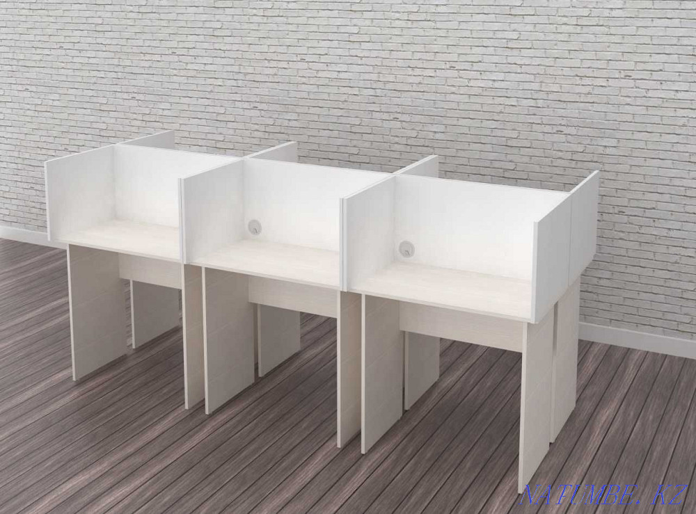 Working tables for the call center are new in stock. 3 colors Almaty - photo 6