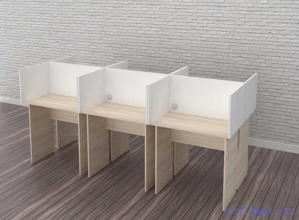Working tables for the call center are new in stock. 3 colors Almaty - photo 4