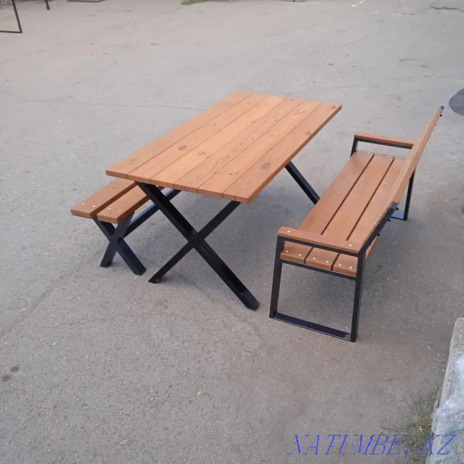 Table with benches. . Karagandy - photo 5
