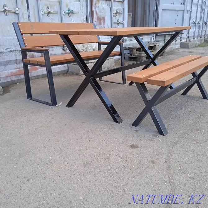 Table with benches. . Karagandy - photo 3