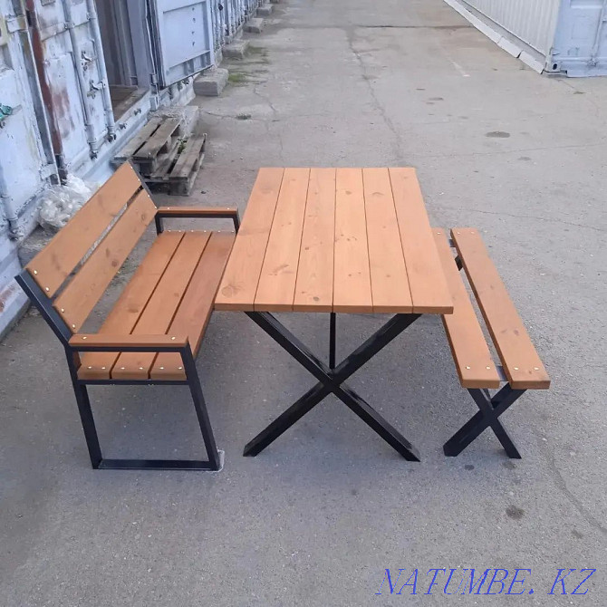 Table with benches. . Karagandy - photo 2