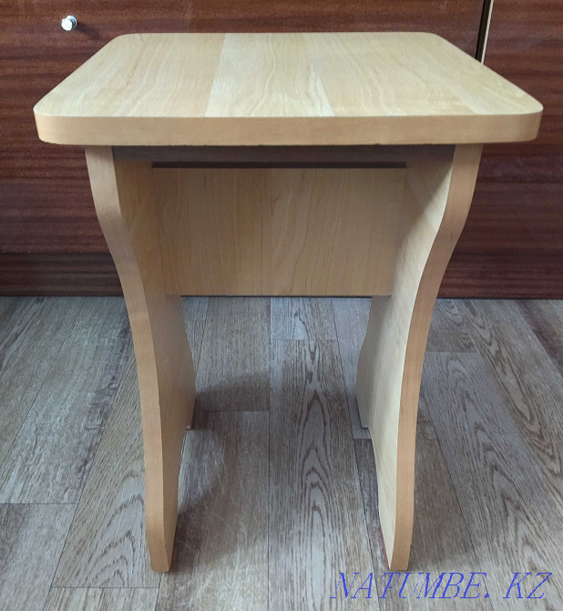 banquette with a box on wheels, a stool, folding wooden chairs Karagandy - photo 4