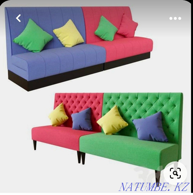 Sofas, armchairs, tables for cafes, restaurants, lounge bars, playstation, office Almaty - photo 1