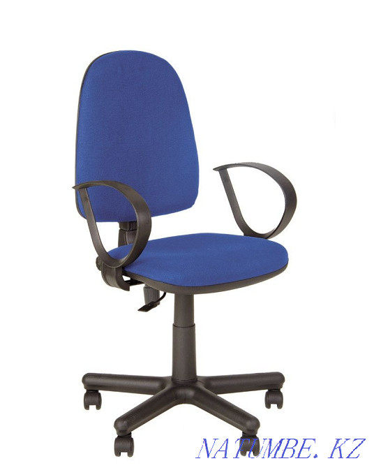 Blue office chairs Almaty - photo 3