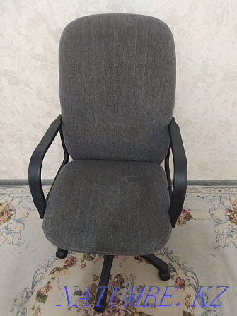 I will sell a computer chair, velor, Almaty - photo 1