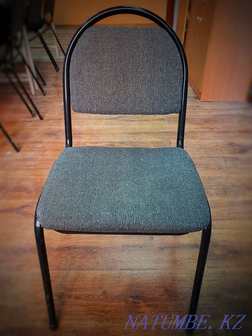 Стул офисный серый Актау - изображение 2