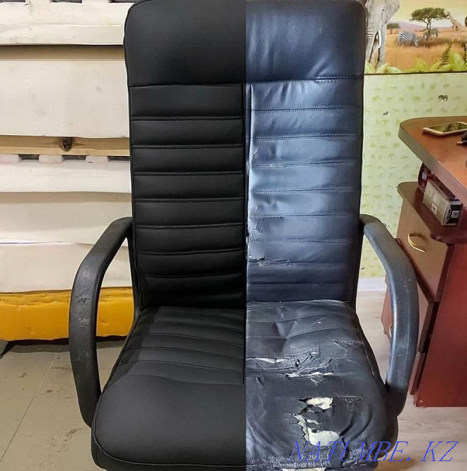 Перетяжка и реставрация офисной мебели Костанай - изображение 4