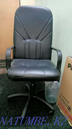 executive chair eco leather good condition Pavlodar - photo 1