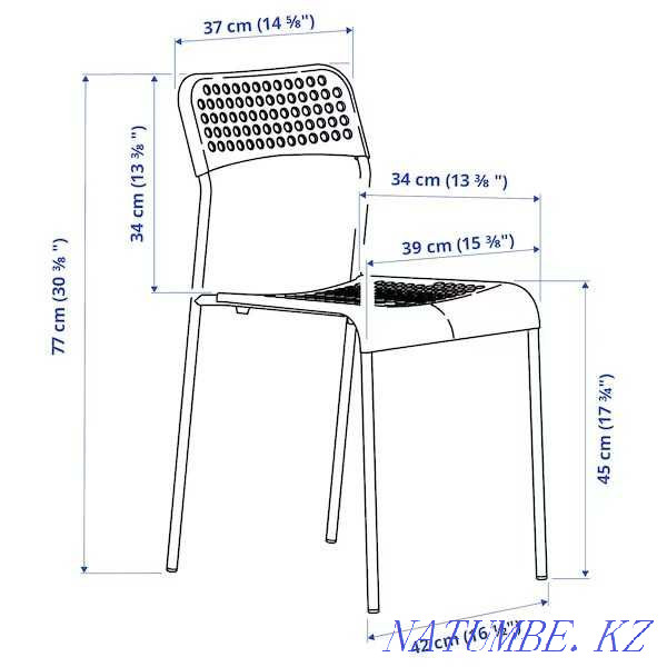 ADDE Chair, black Astana - photo 4