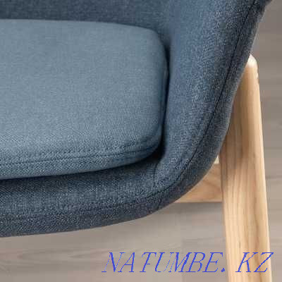 Armchair with high back, Gunnared blue, VEDBU, Ikea Astana - photo 4